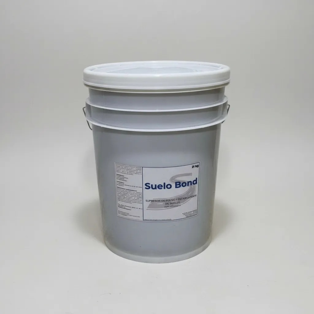 Suelo Bond – Supresor de Polvo y Estabilizador de Suelos 21 kg 2 Supresor de polvo Suelo Bond en balde de 21 kg